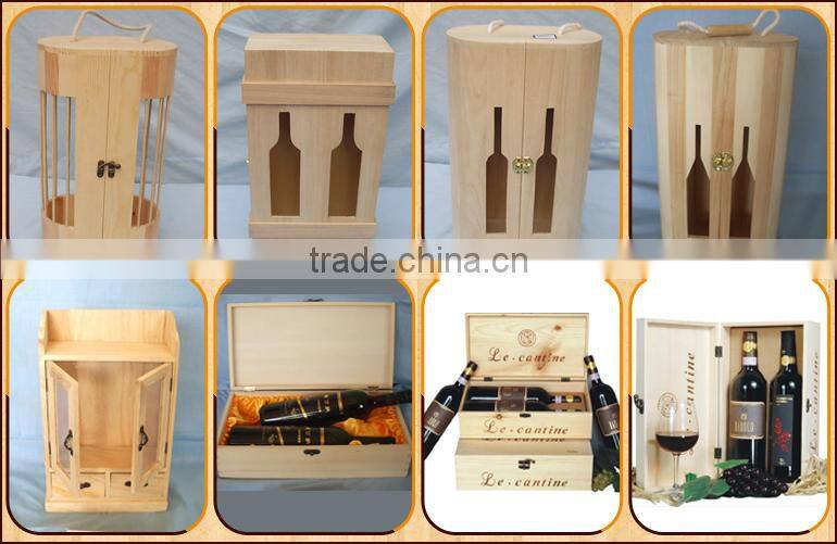 Amazing Painted Wood Wine Box /Wedding Gift