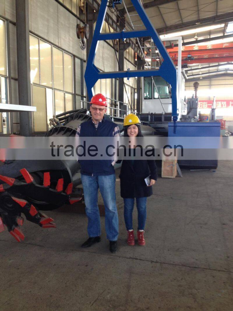 12 inch new cutter suction dredger for long capacity