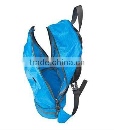 New style waterproof nylon sport waist bag/sport backpack with Dual-purpose bag
