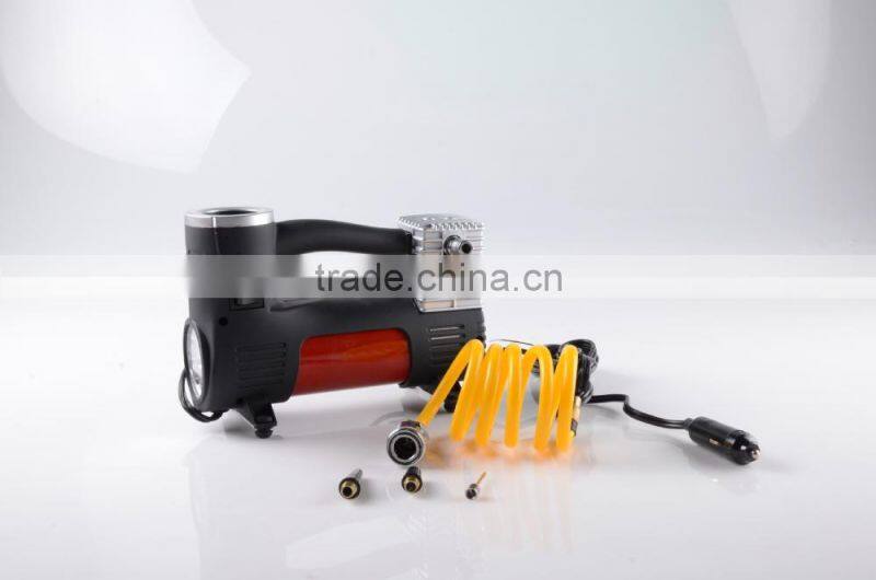 S80283 12 Volt Air Compressor Portable Pump 150PSI Auto Car Suv Tire With Led Light