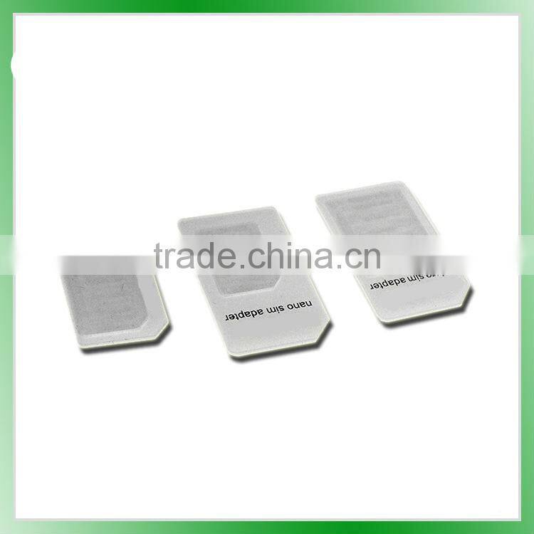Free sample Nano SIM adapter to Micro and Standard Sim Card Adapter mobile pin