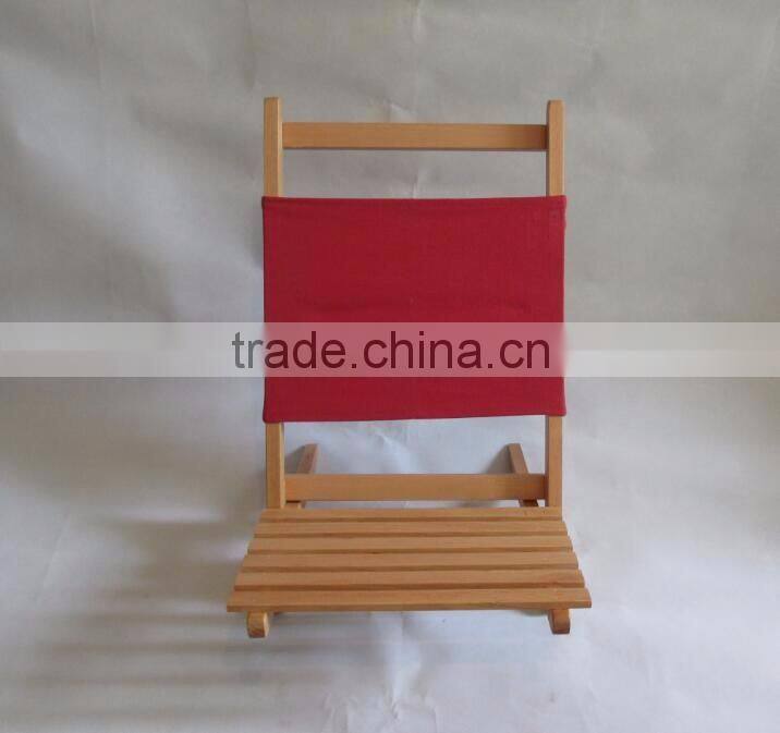 Qing dao Hot Sale Foldable Portable Beach Wood Folding Chair