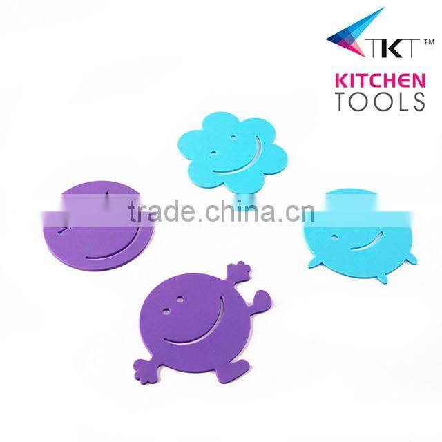 lovely cute silicone coffee hot water heating cup mat cup holder cup pad