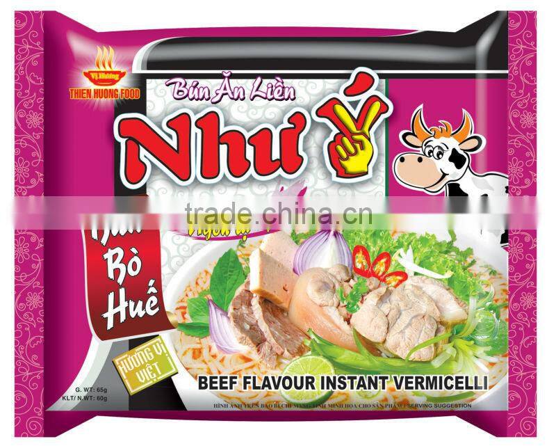 INSTANT VERMICELLI BEEF FLAVOUR- "BUN "