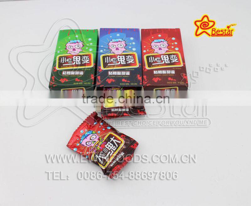 Sour Candy Skull Pattern Fruity Flavor