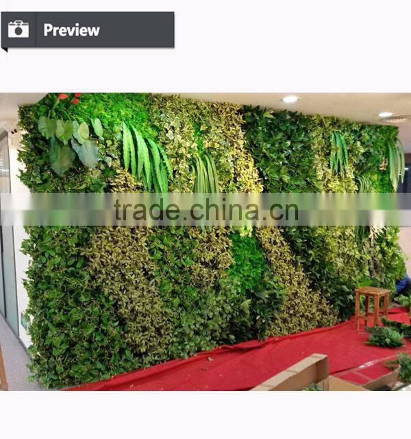 High quality artificial vertical garden green wall fake plant wall