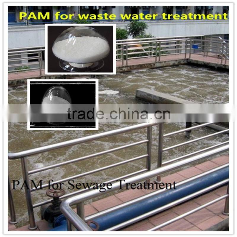 Supply 70 tap water viscosity polymer PHPA / anionic / cationic / polyacrylamide for Clivil sewage water treatment