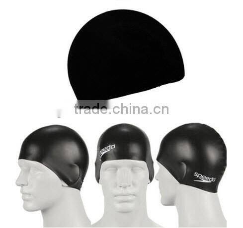 Silicone waterproof swimming caps , novelty swimming cap , custom logo swim cap