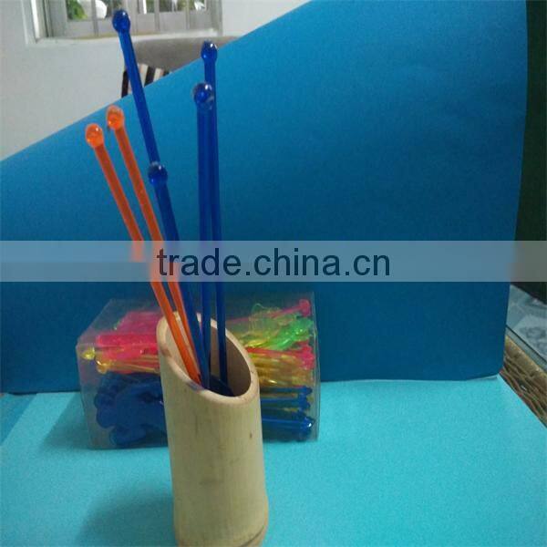 Promotion 2016 new product plastic custom cocktail stirrer