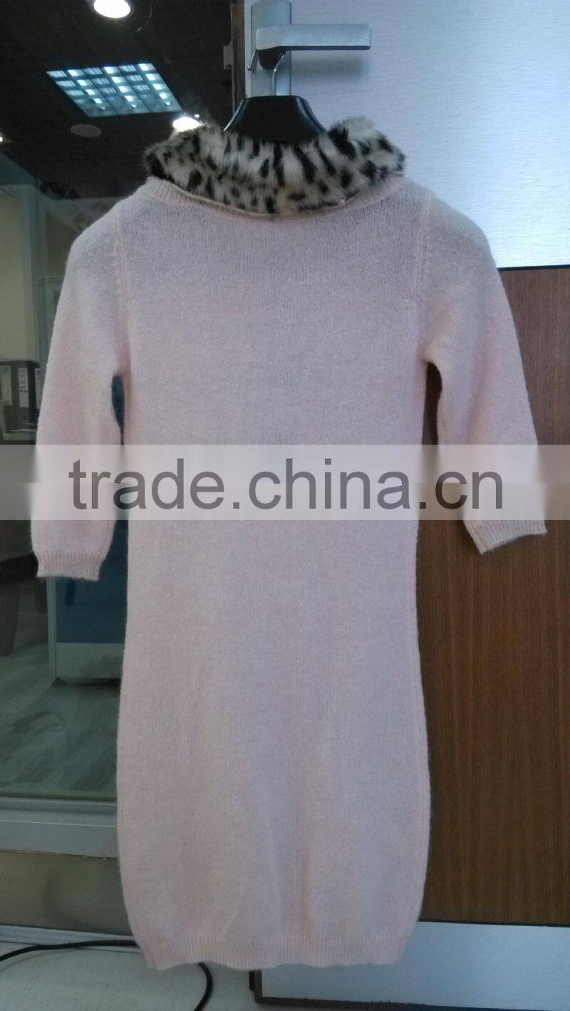 2014 fashion women sweater with collar