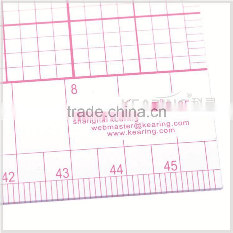 Kearing Chinese Manufacture Multi Use Pattern Grading Ruler Plastic Rulers with protractor B75