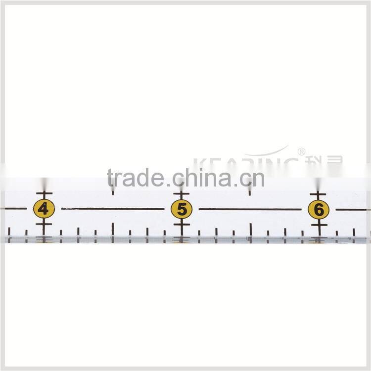 inch sized 12"*0.5" plastic quiting ruler in fatotry wholesale price #kpr12005