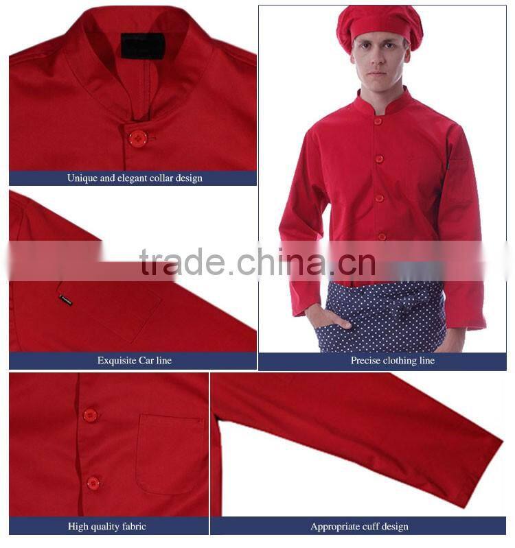 Chef Cook Uniform Red Color Chef Uniform Indonesia