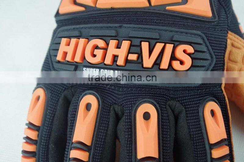 EN388 4131 heat resistant gloves, Impact resistant safety gloves,western impact safety working gloves