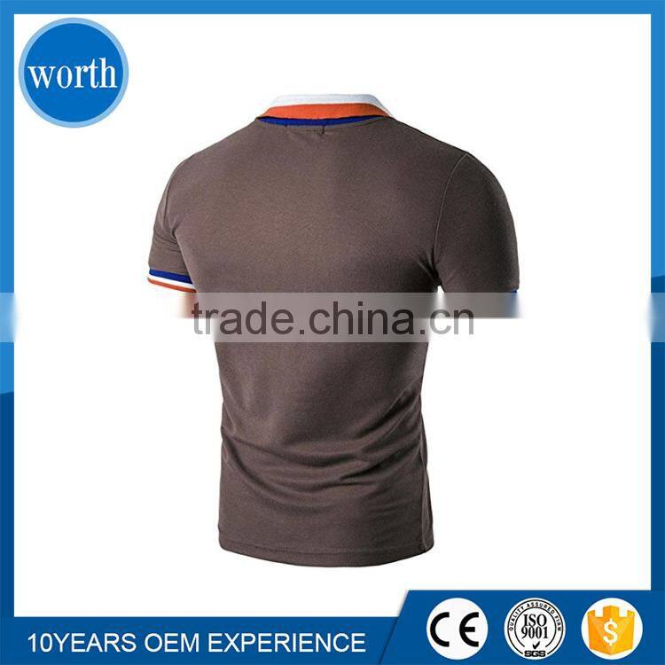 Polo Tshirts 100% Cotton 2017 OEM Breathable Polo Tshirt