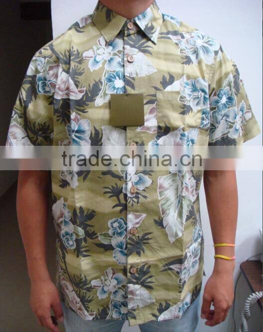 MENS PRINTED HAWAIIAN SHIRT JT03