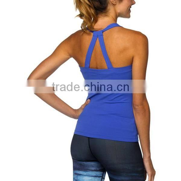 Ladies tops latest design clothing women yoga tank top