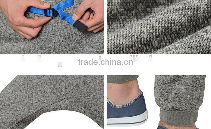 fleece narrow live pants winter warm casual pants for men