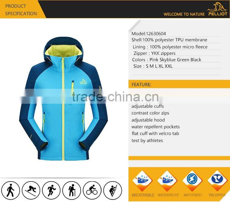 2017 Ladies New Stylish Outdoor Waterproof WindbreakerJacket