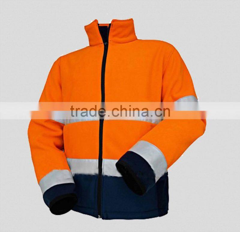 EN20471 safety reflective red strip security jacket