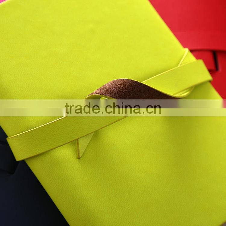 High grade PU cover travel notebook custom loose leaf planner personal diary notebook