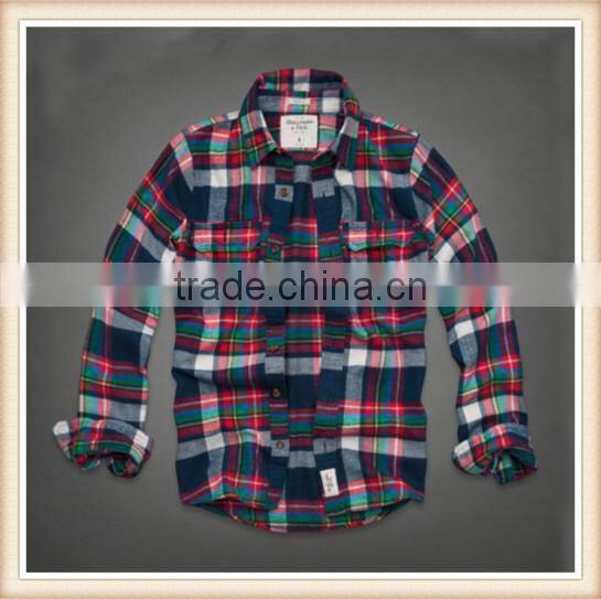 2016 multi color Flannel shirt , Fashionable flannel shirt