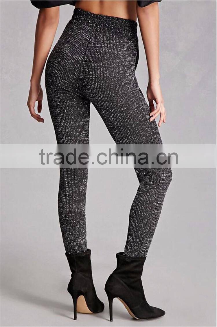 New arrival high quality custom autumn fashion plain dyed trousers with side pockets