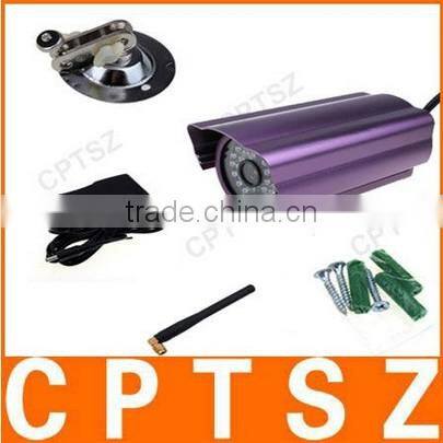 Cheap MJPEG Waterproof Outdoor/Indoor 300K-Pixel CMOS Sensor Wireless Infrared Day Night Network Remote Surveillance IP Camera