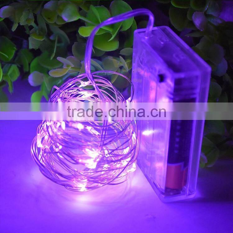 4M 40LEDS Copper Wire 3AA Battery Powered LED String Lights