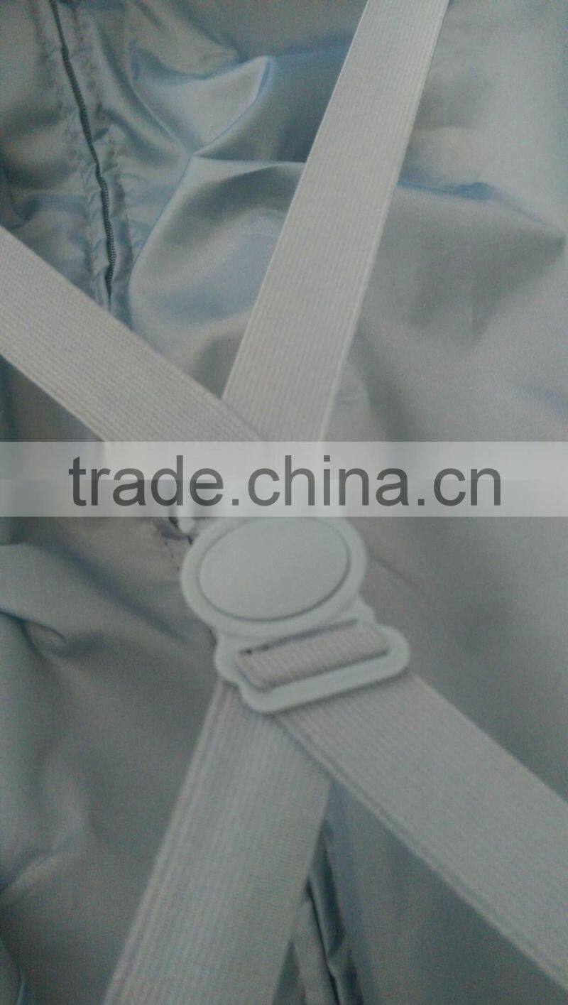 Luggage bag elastic webbing