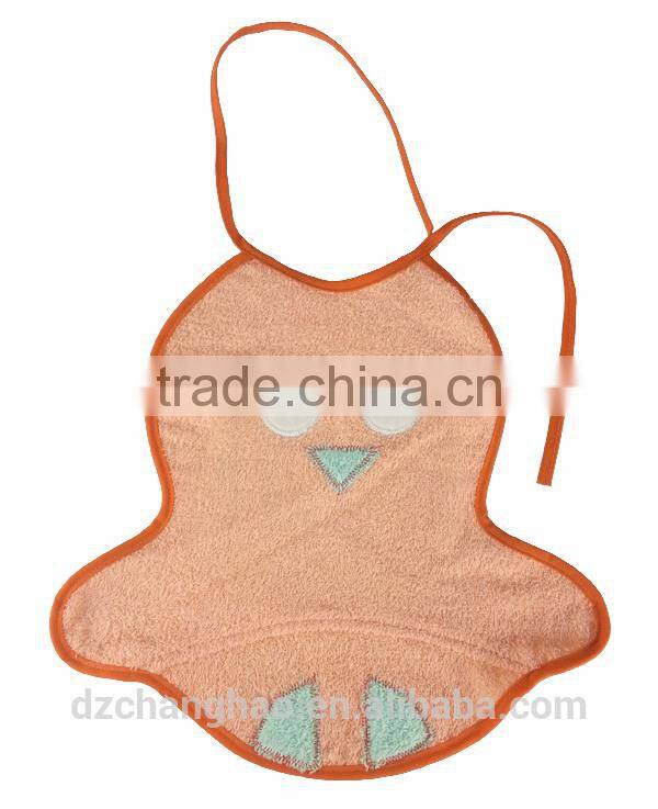100%cotton terry embroidery baby bib