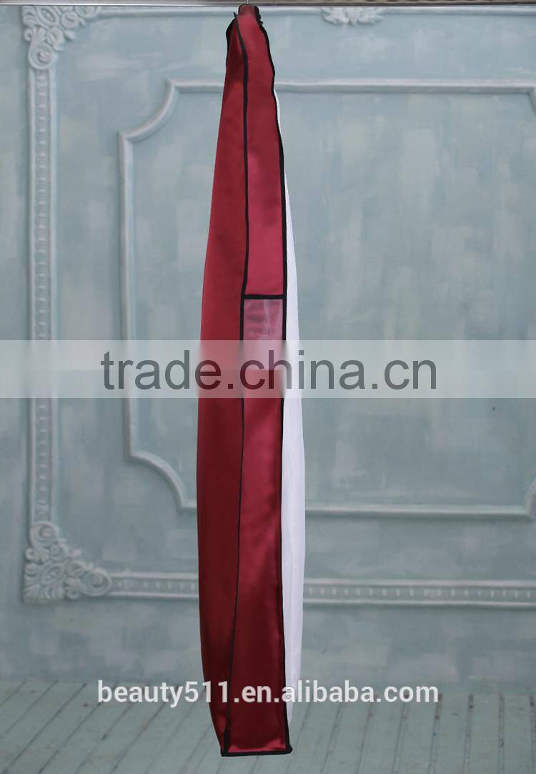 China wholesale Long luxuriant wedding dress cover garment bag WB04