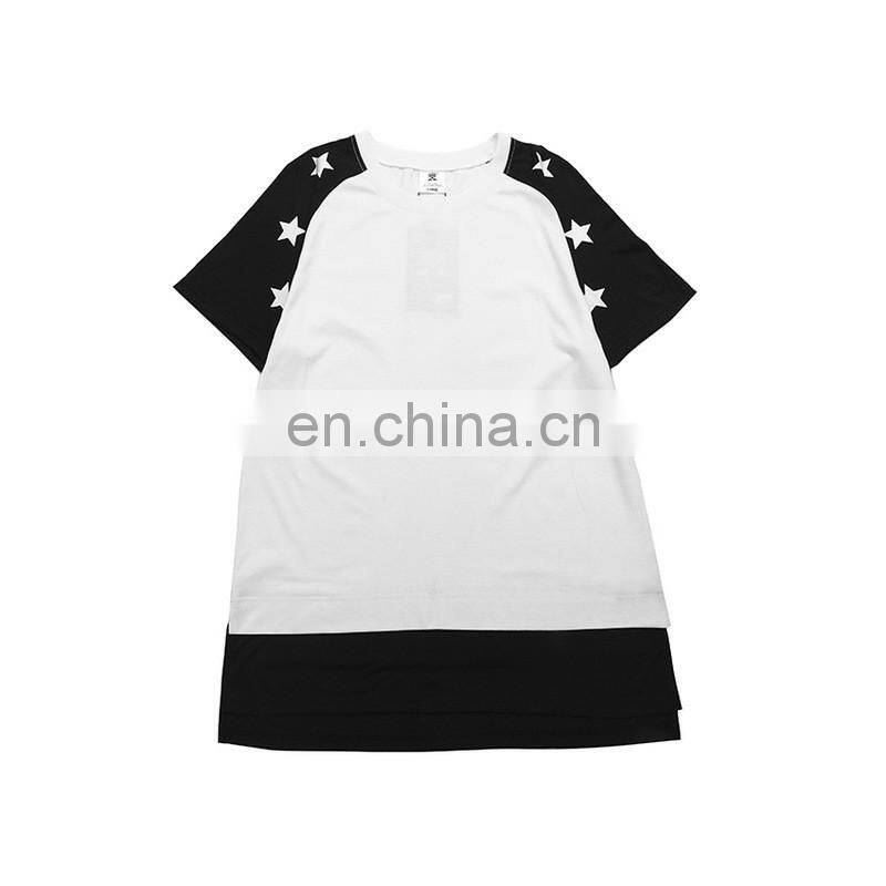 Custom men's long t shirts 6756