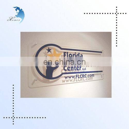 Decorative Office Wall Hanging Clear Acrylic Name Plate