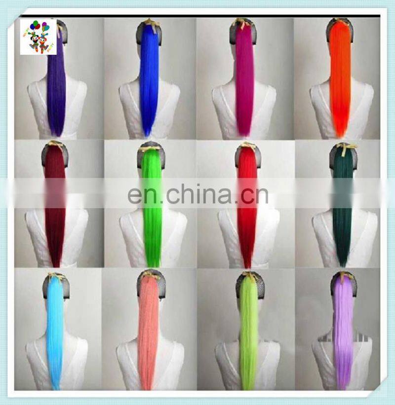 Colorful Long Straight Drawstring Synthetic Hair Ponytails HPC-0103