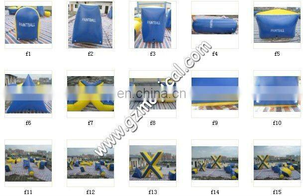 45 paintball bunker inflatable/inflatable x bunker xx