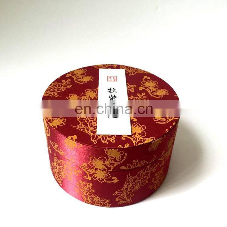 China factory wholesale customized round shape luxury design cardboard paper box for tea/food packaging