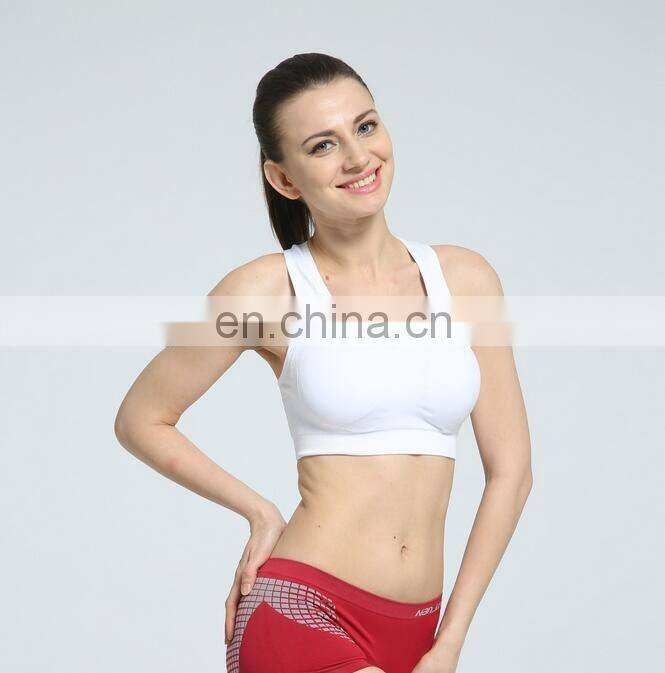 Custom make plain sports bra for women wholesale with mesh#06