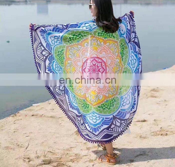 fashion custom wholesale turkish beach towel with tassels