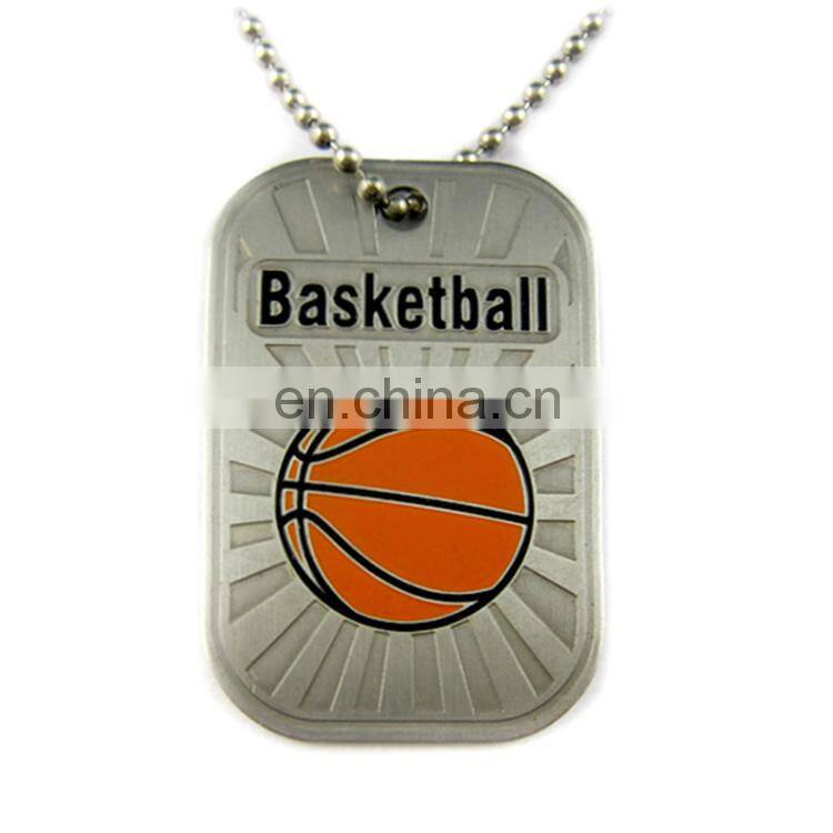 Made in china factory cheap dog tag stamping blank logo