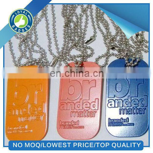 custom printed aluminum dog tag