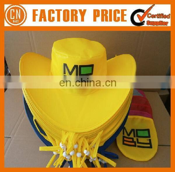 Top Sale Folding Hats For Promoption Cool Folding Cowboy Hat