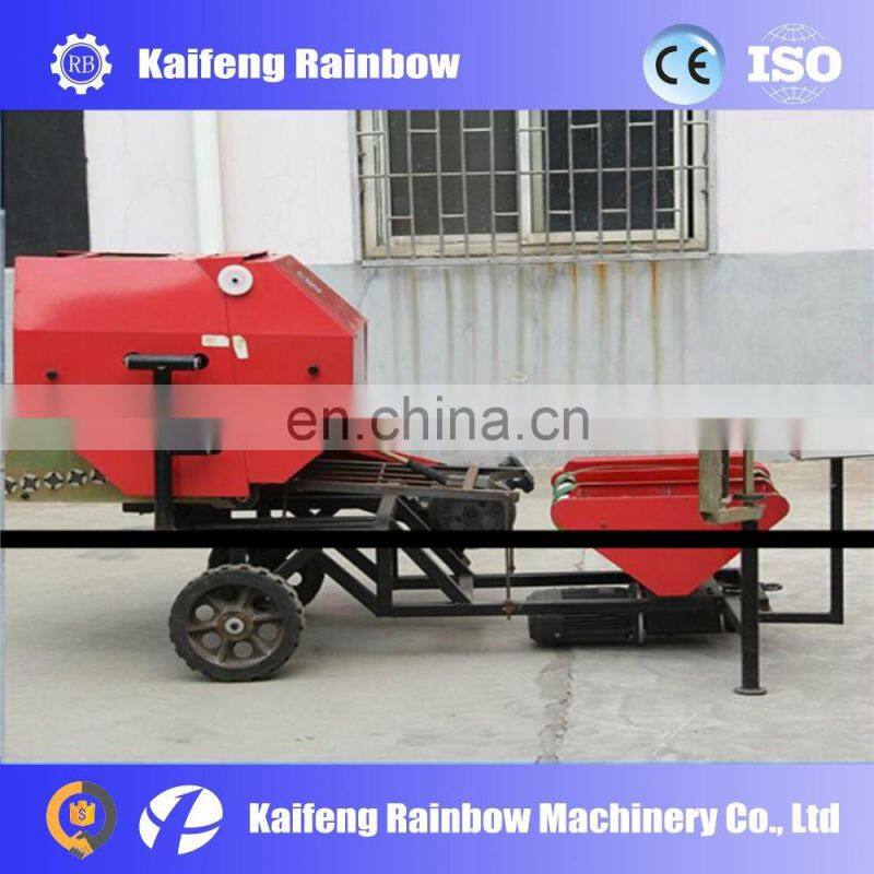 Multifunctional tractor straw bundle wrapping machine with convenient