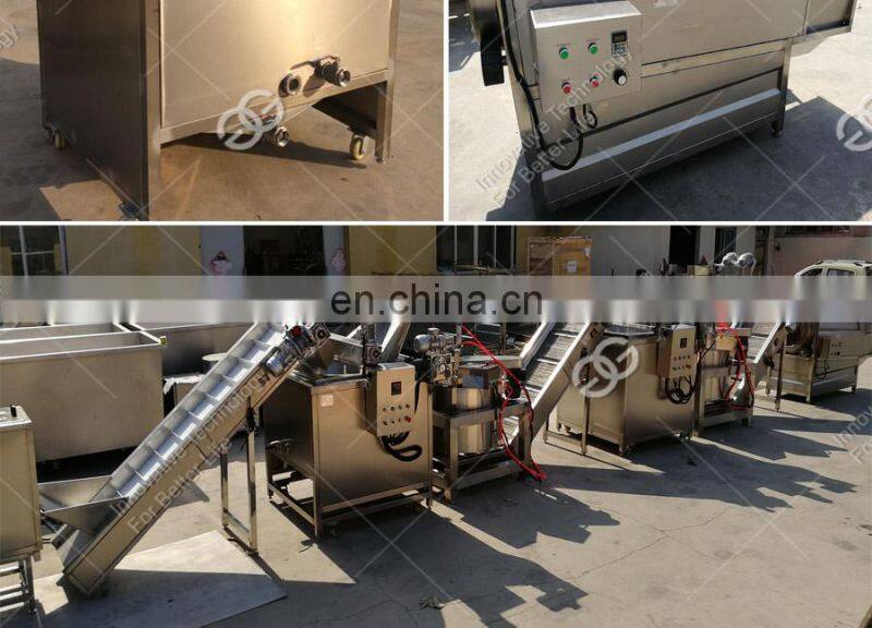 Commercial Electric Kentucky Chicken Wing Fryer Potato Finger Sticks Slanty Chips Gas Fring Automatic Stir Fry Machine For Sale