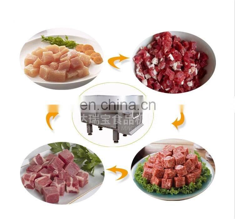 Automatic Beef/Mutton Dicer/Commercial Frozen Meat&Vegetable Slicer Cutting Cube Machine for Factory