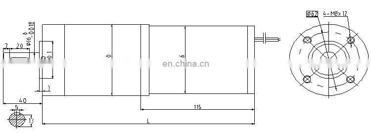 4 rpm High Torque DC Planetary Reduction Gear Motor 24v reducer motor BMM514
