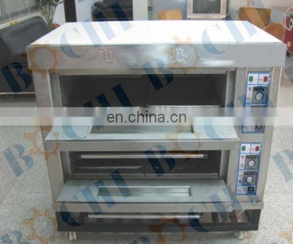 Marine stainless steel 2 deck 4 trays baking oven