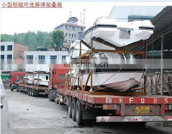 CE Certificate 8 Seat Fiberglass Open Sport Boat