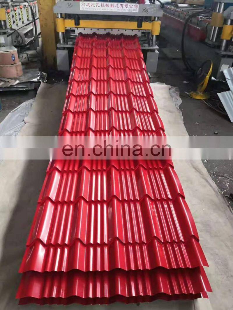Trapezoidal Profile galvalume gi profile sheet IBR steel green roofing sheets
