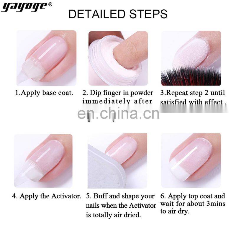 Glow In Dark Acrylic dip Powder Luminous Nail Dipping Powder